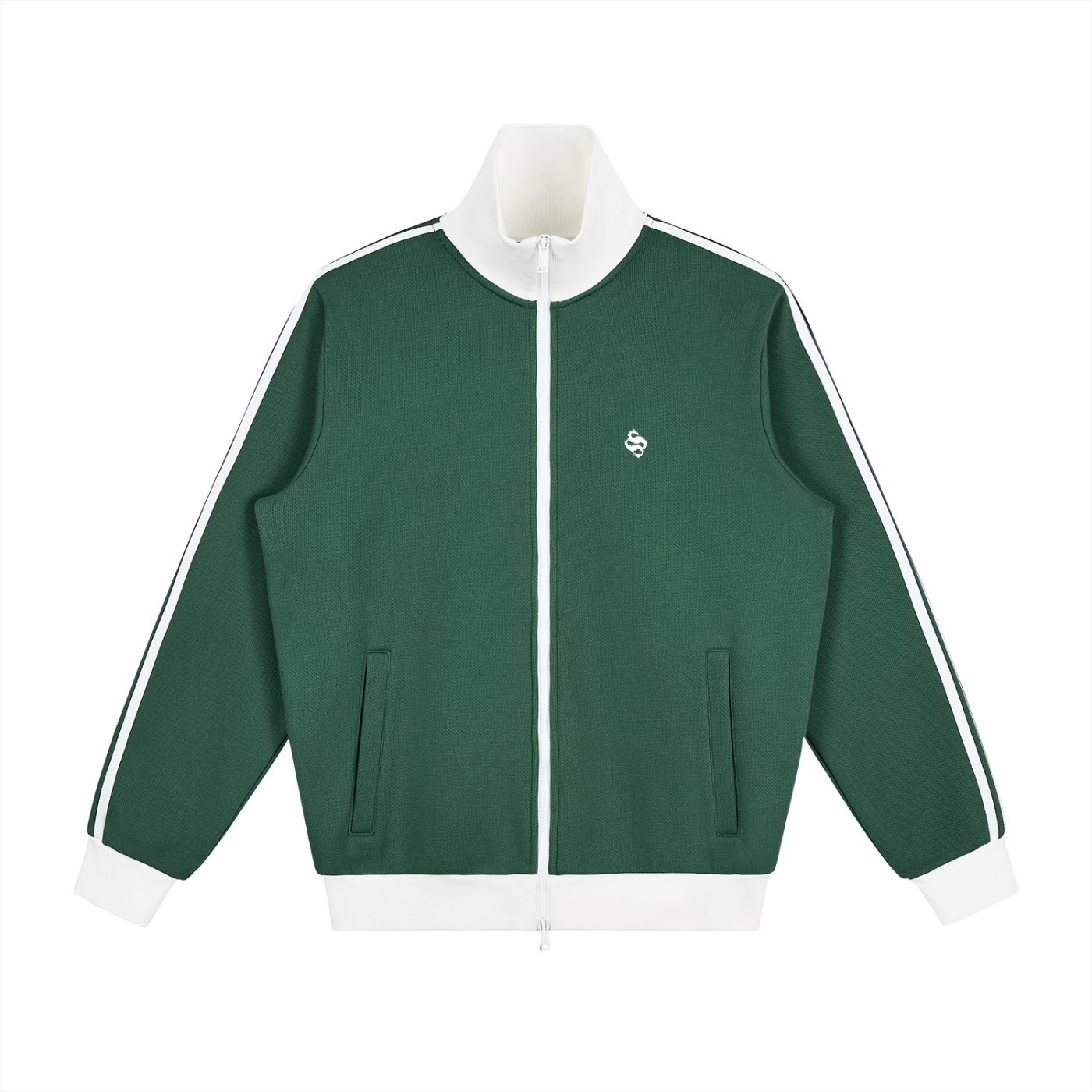 Sursee Contrast Side Stripe Fleece Track Jacket