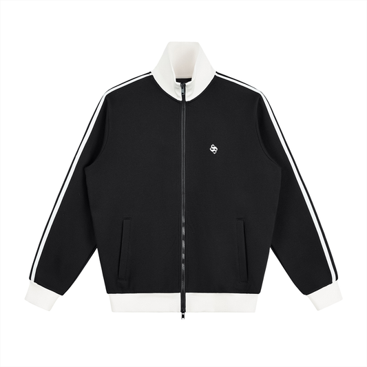 Sursee Contrast Side Stripe Fleece Track Jacket