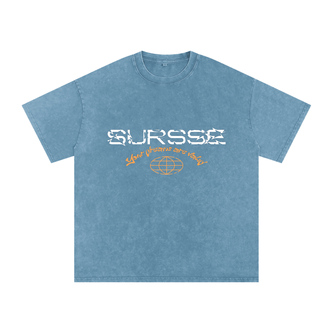 Sursse Snow Washed Oversized Cotton T-Shirt