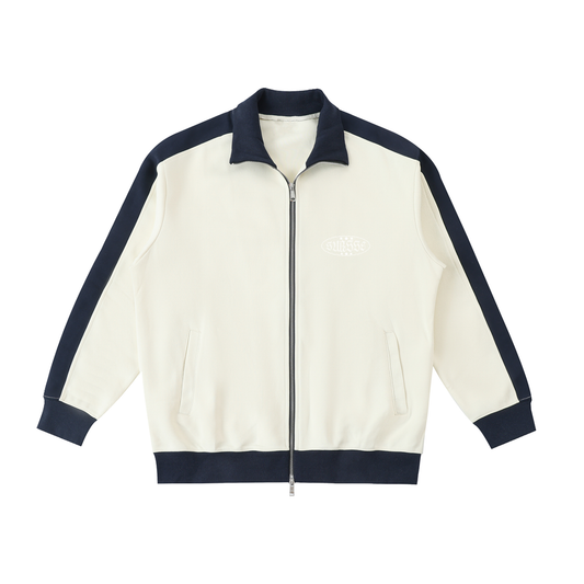 Sursse Contrast Trim Stand Collar Jacket