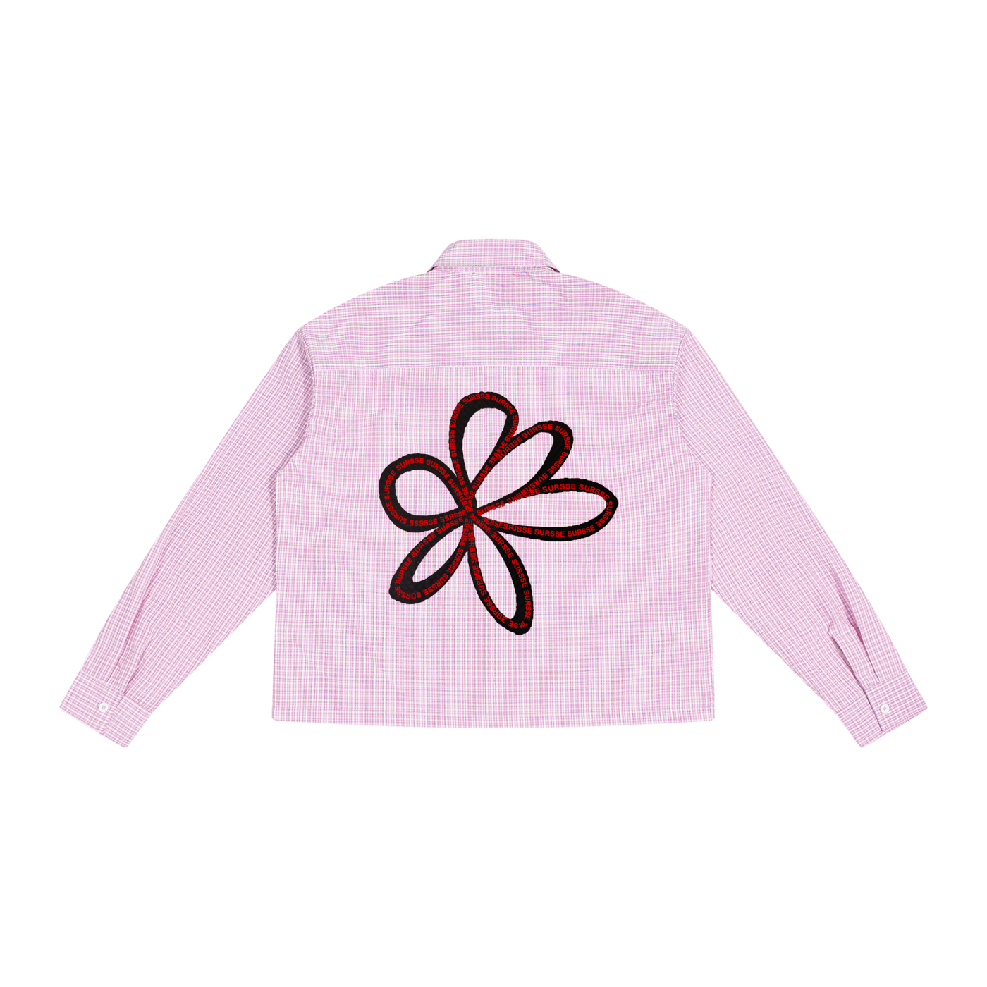 Sursse Bloom Boxy Plaid Long Sleeve Shirt