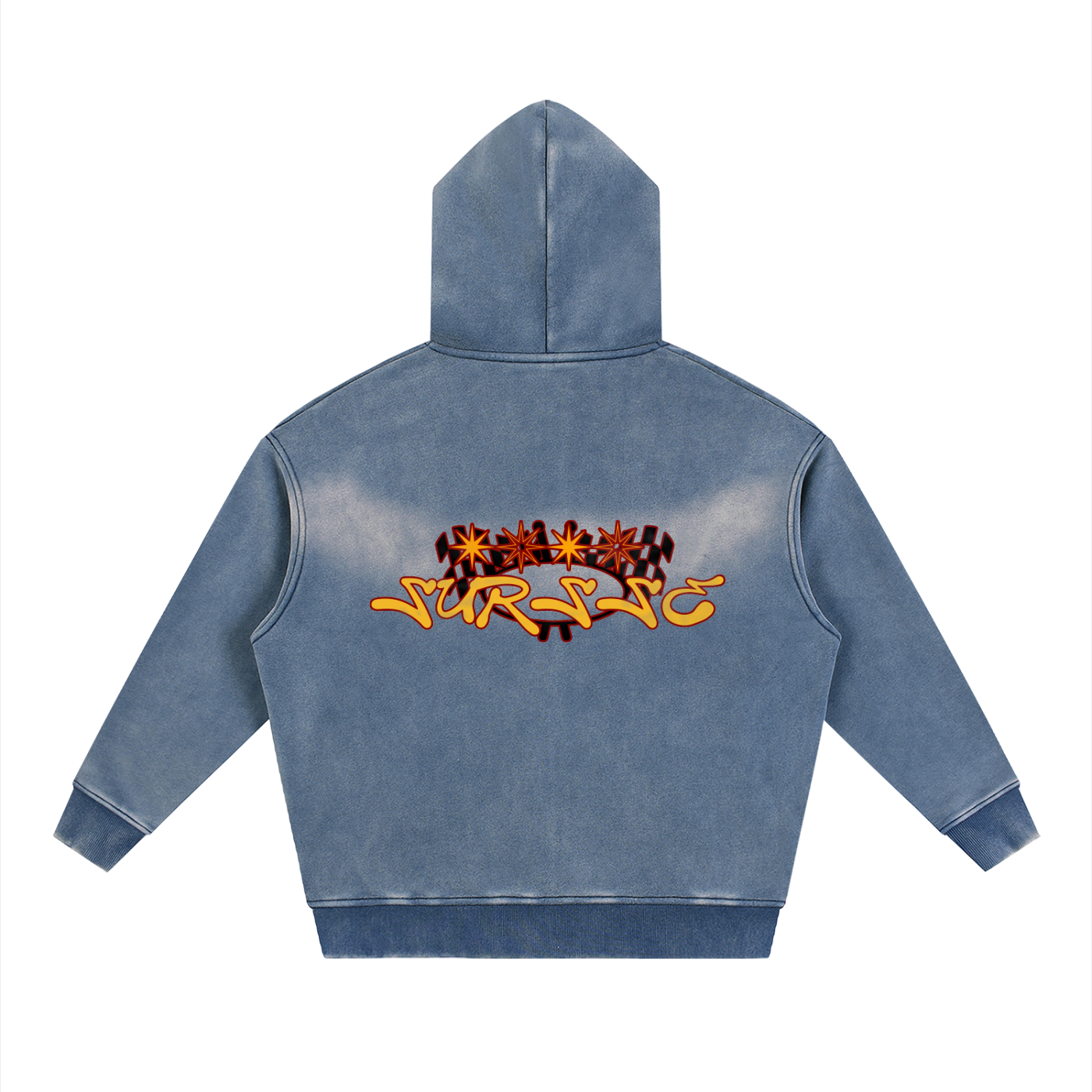 Sursse Zipper Boxy Fleece Hoodie