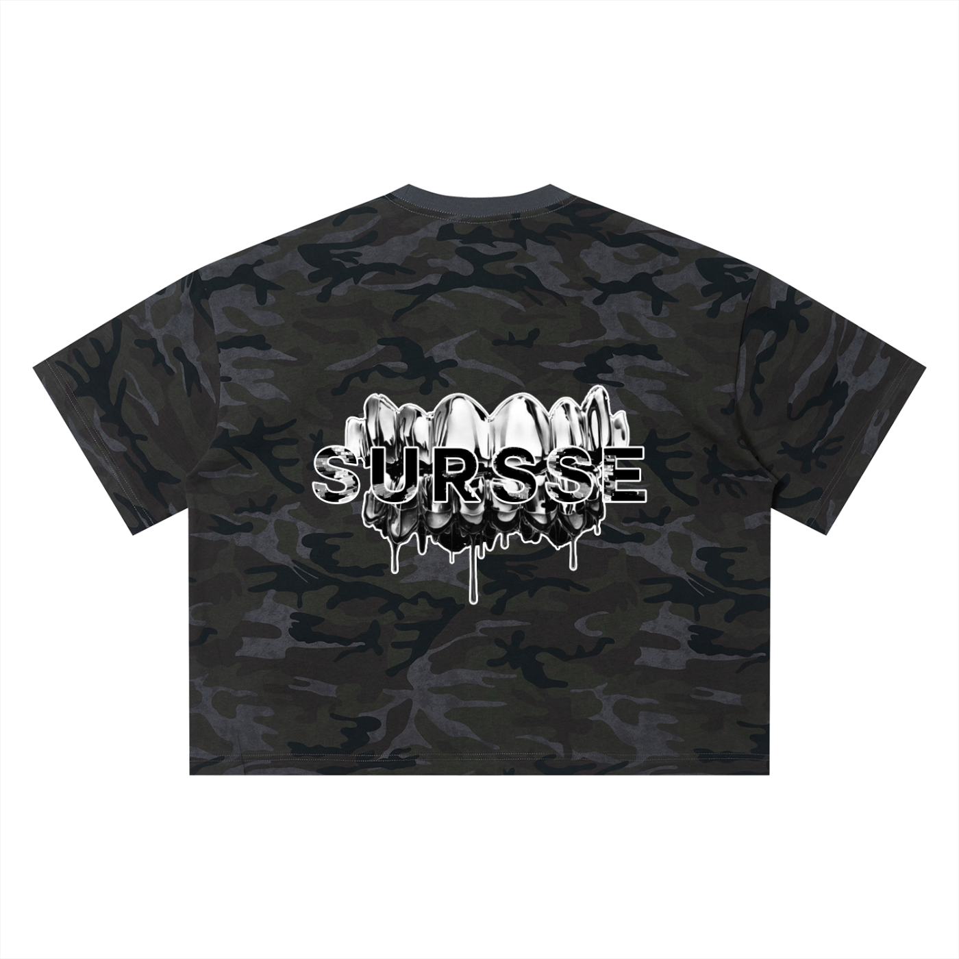 Sursse Camo Boxy Tee