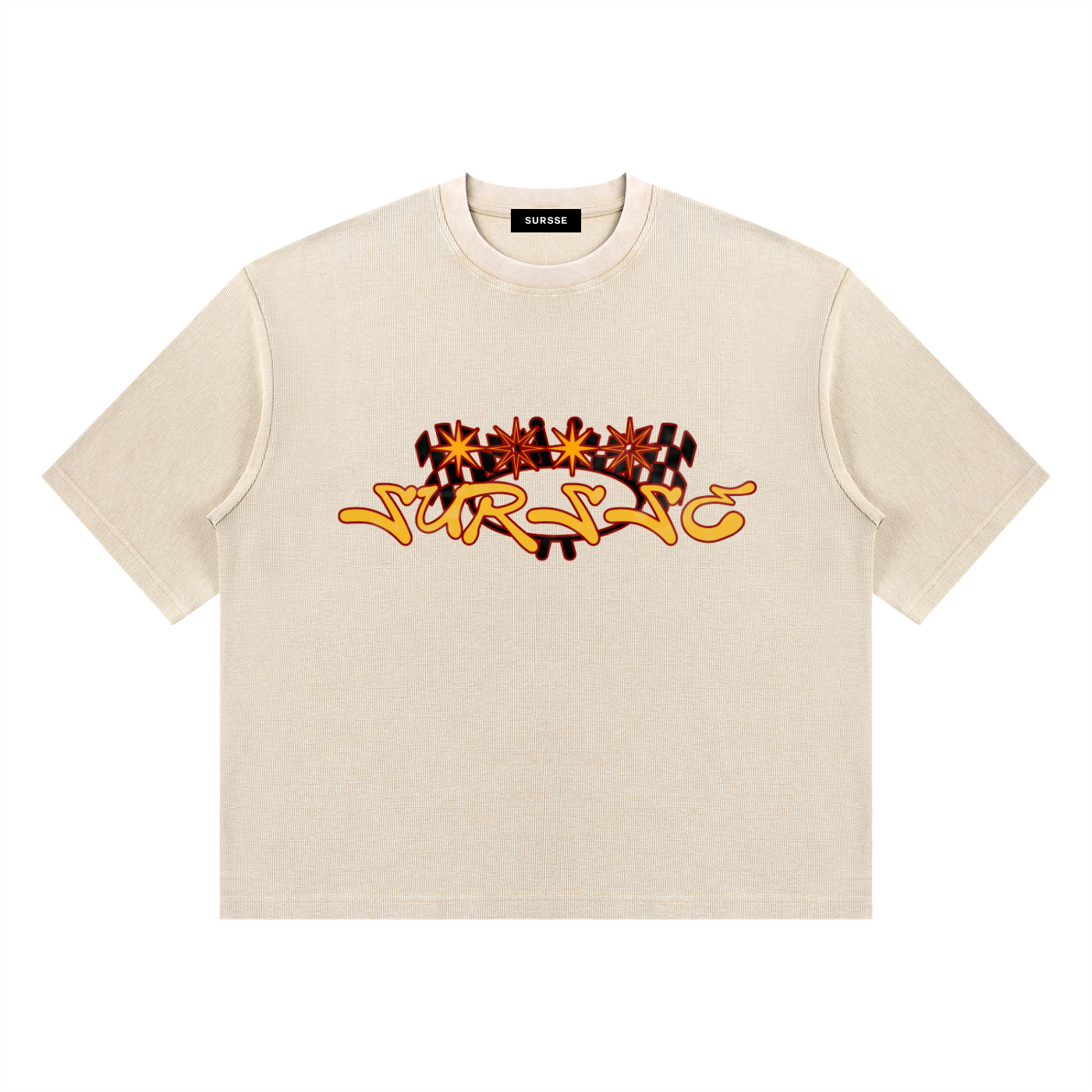 Sursse Waffle Boxy T-Shirt