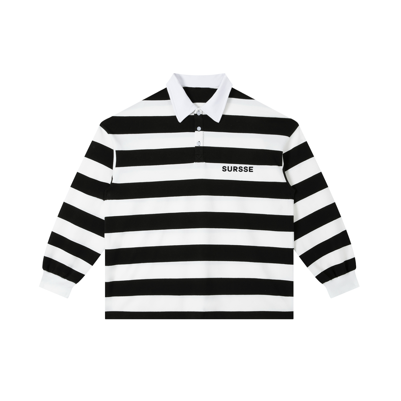 Color Block Stripe Polo Shirt