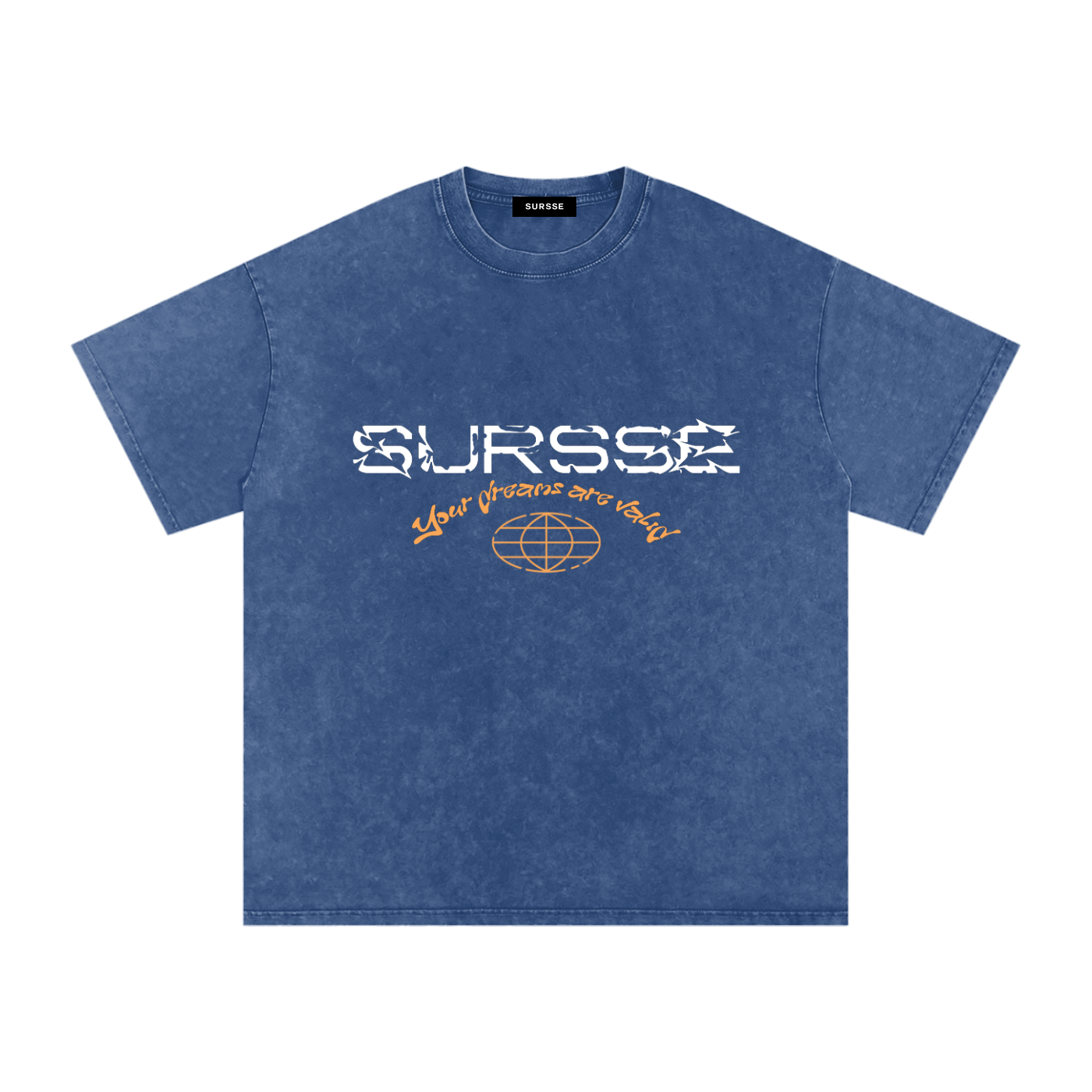 Sursse Snow Washed Oversized Cotton T-Shirt