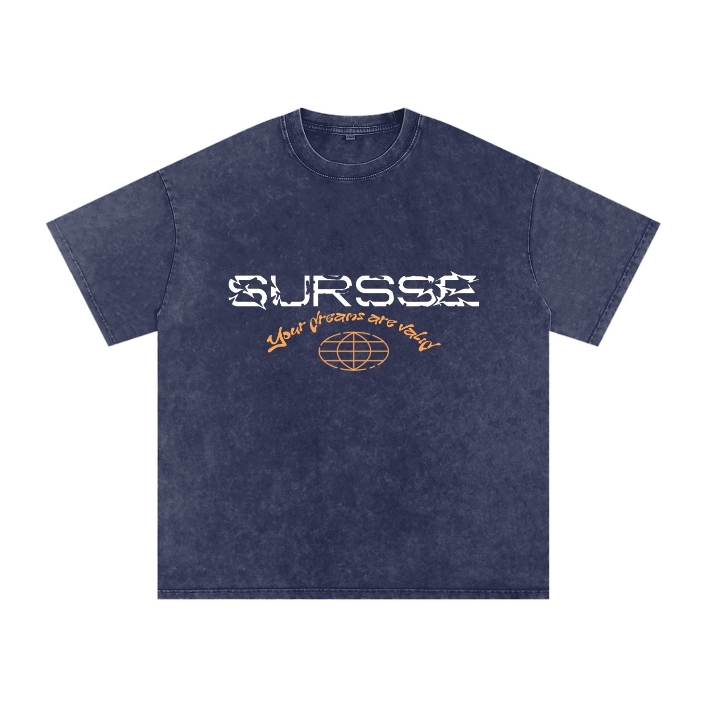 Sursse Snow Washed Oversized Cotton T-Shirt