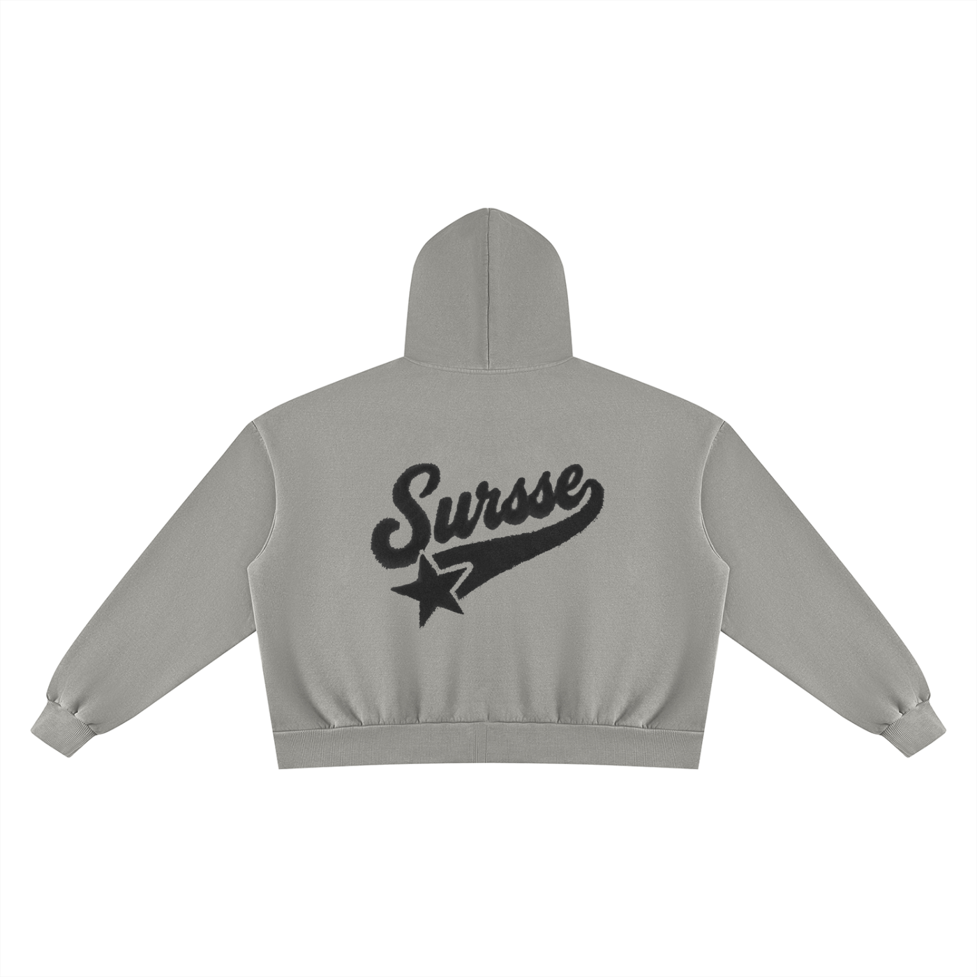 Sursse Raw Wash Fleece Boxy Hoodie