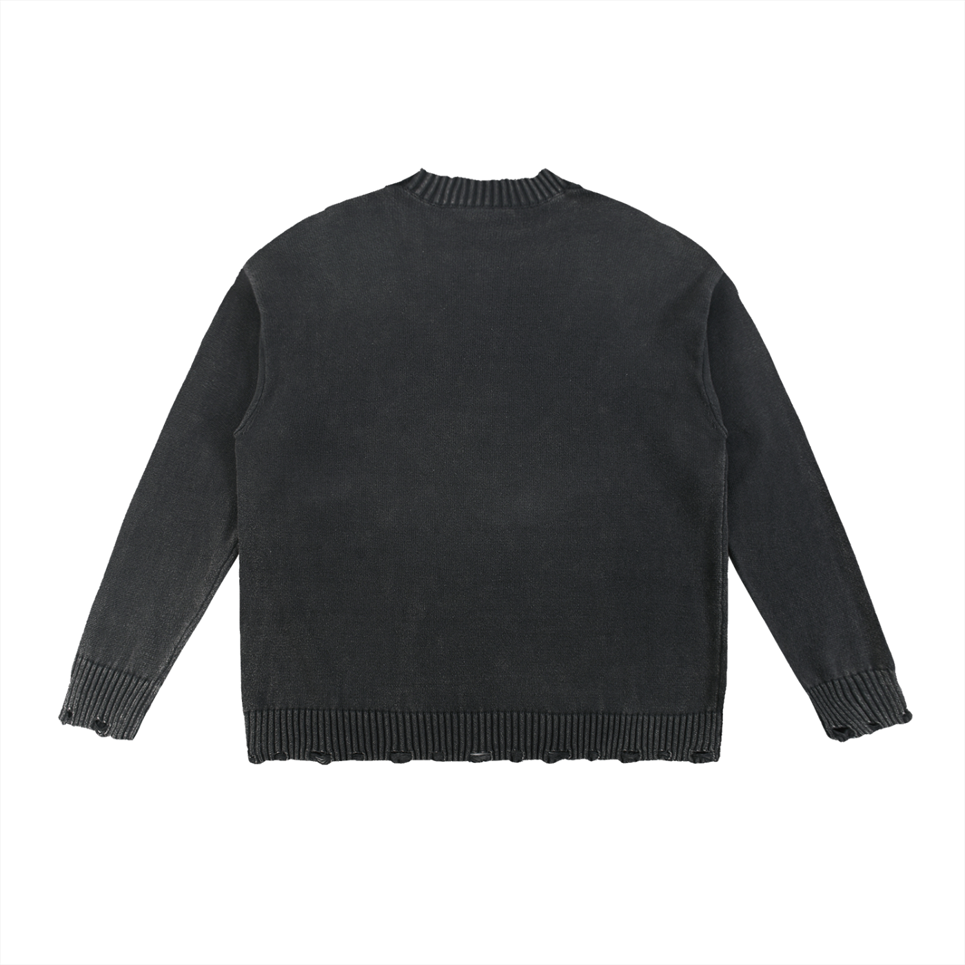 Sursse Vintage Washed Hand-Frayed Sweater