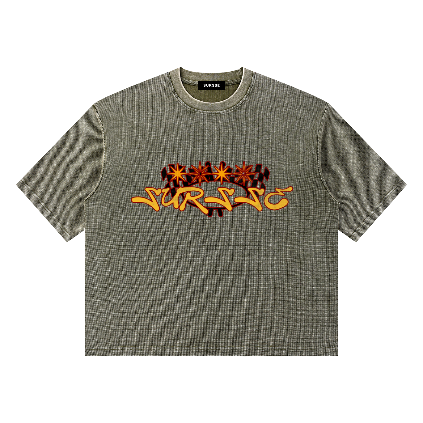 Sursse Waffle Boxy T-Shirt