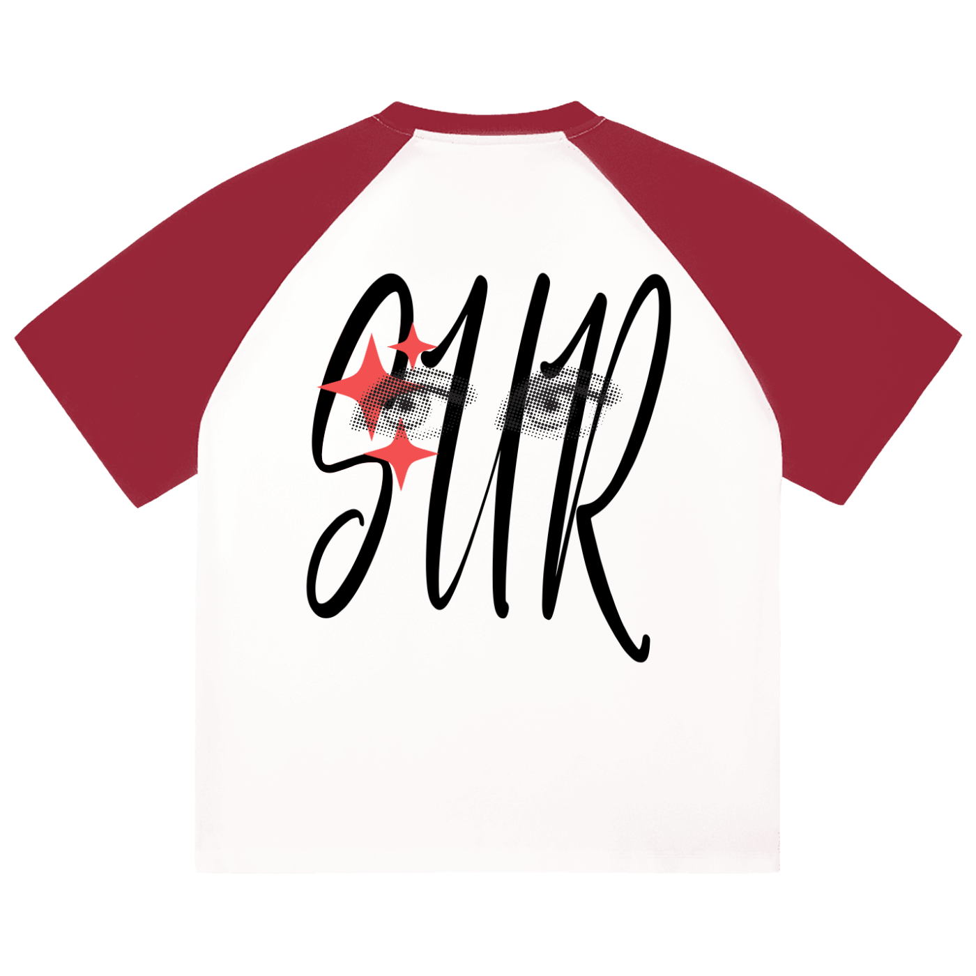 Color-Blocked Raglan Sleeve T-shirt