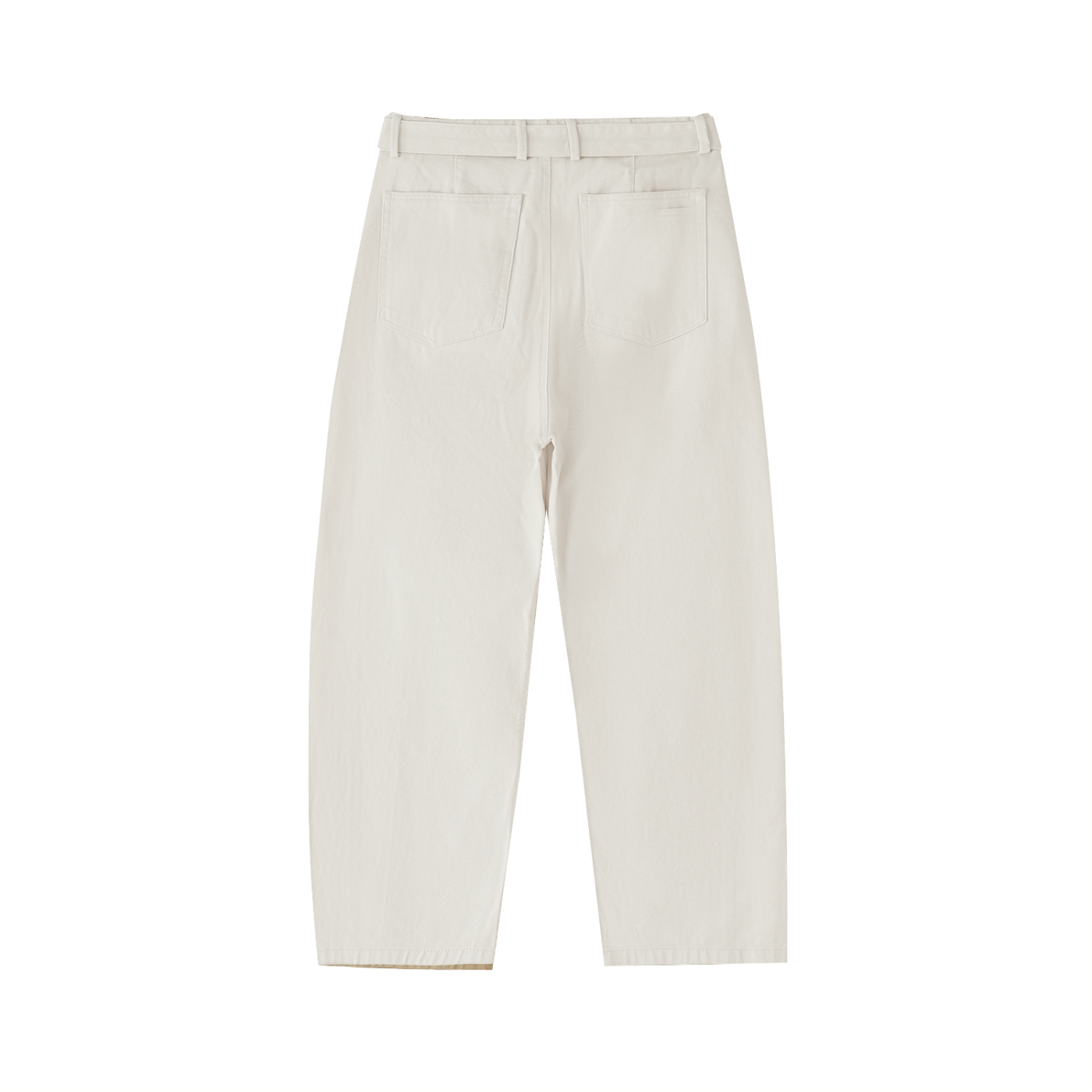 Sursse Belted Barrel-leg Chino Pants
