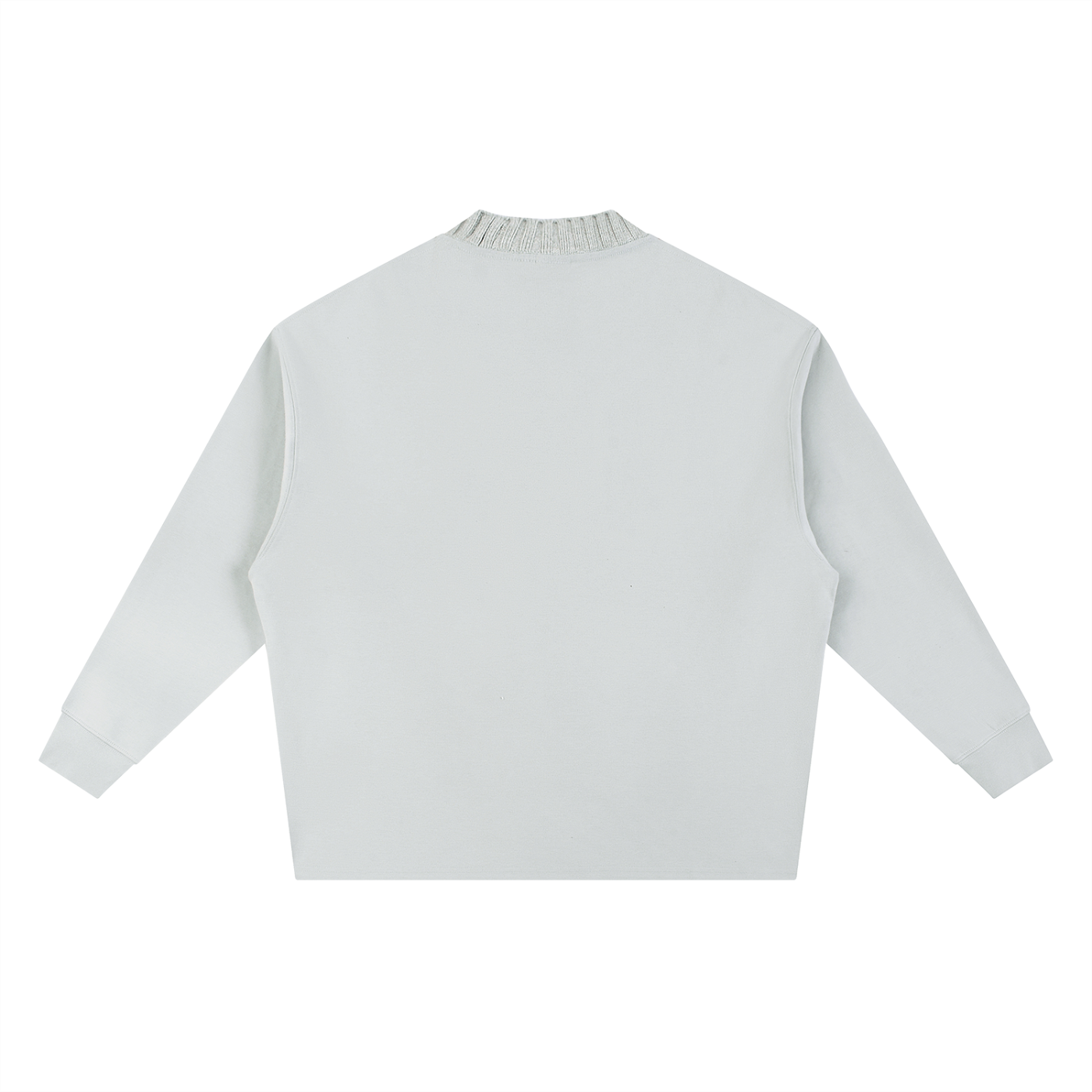 SURSSE Stitched Heart Knitted Sweatshirt