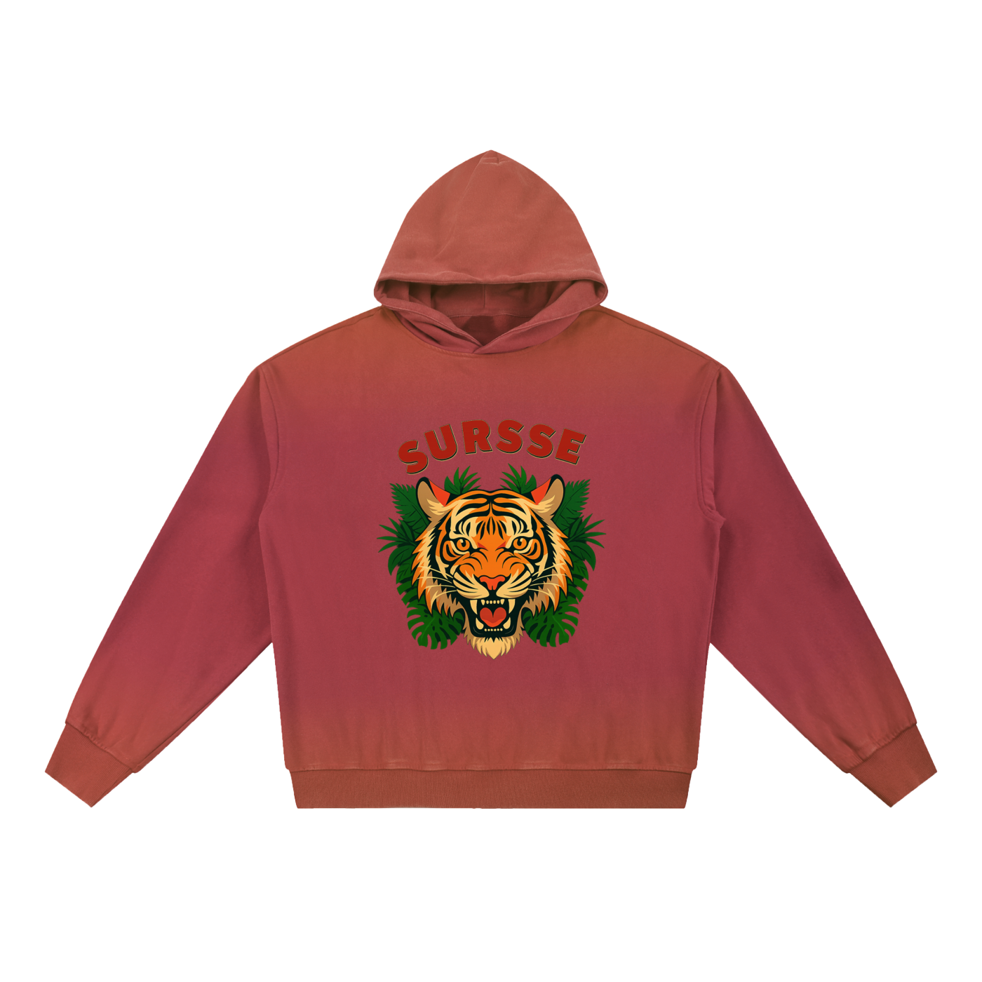 Sursse Vintage Washed Gradient Fleece Hoodie