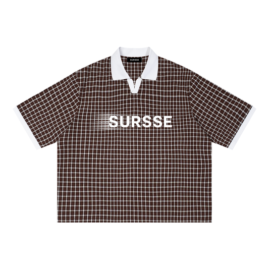 Sursse Plaid Polo Shirt