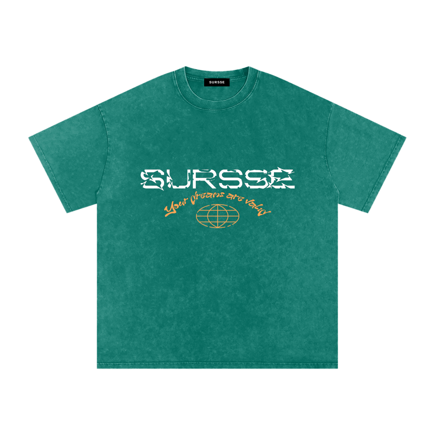 Sursse Snow Washed Oversized Cotton T-Shirt