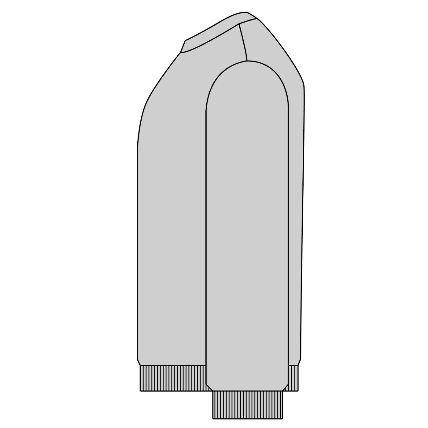 Athletic Oversized Sweatshirt