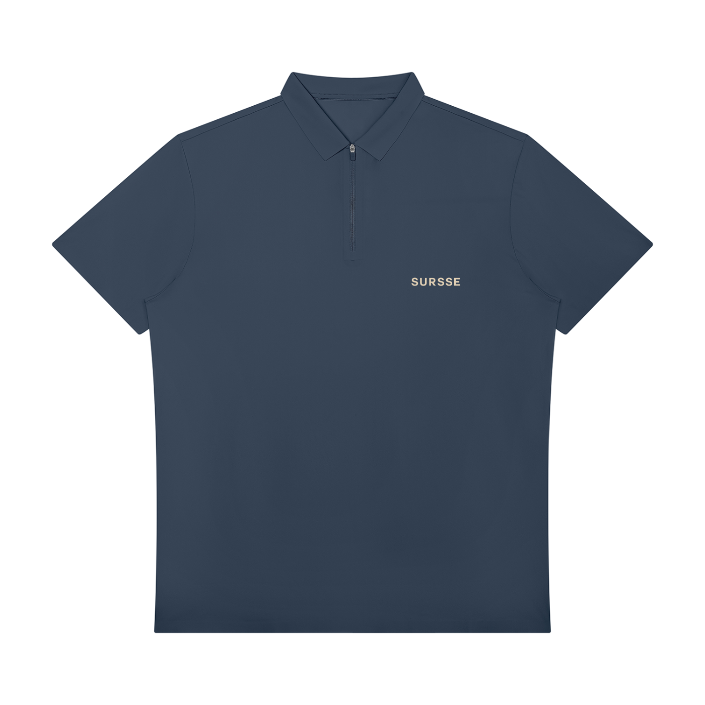 Men's Quarter-Zip Performance Polo Shirt