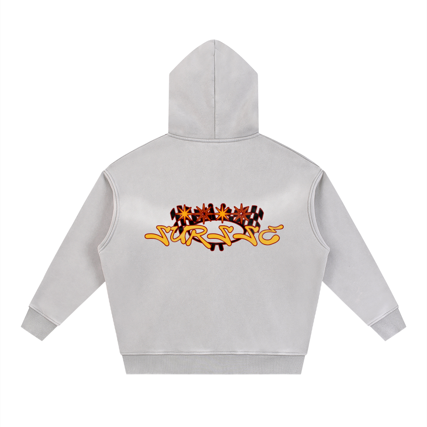 Sursse Zipper Boxy Fleece Hoodie