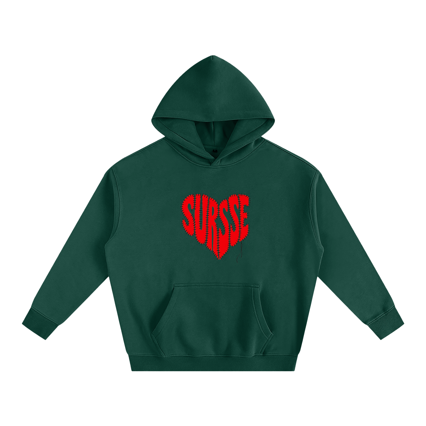 SURSSE Stitched Heart Hoodie
