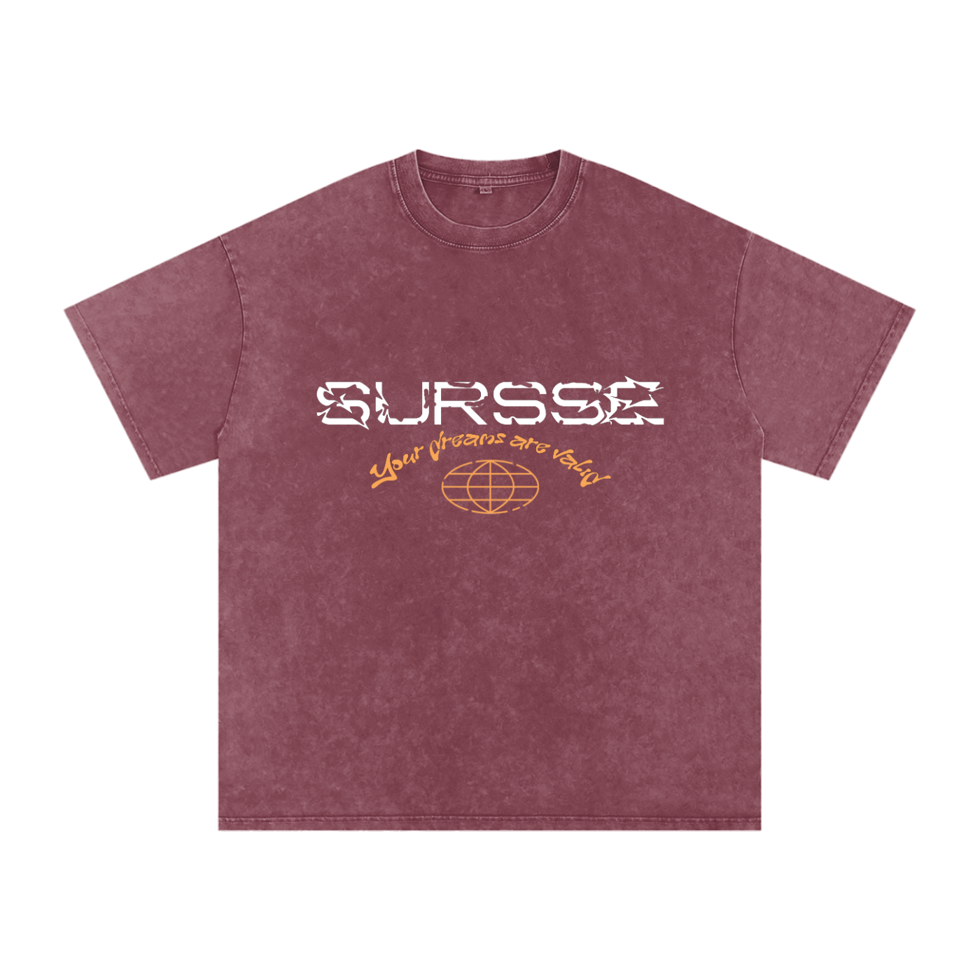 Sursse Snow Washed Oversized Cotton T-Shirt